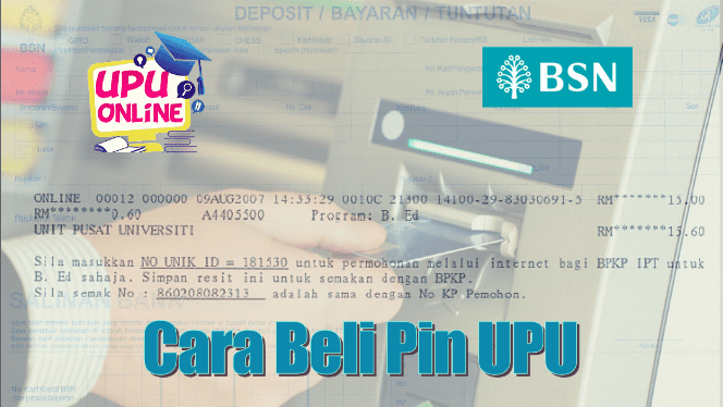 Cara Membeli Pin Unik UPU 1