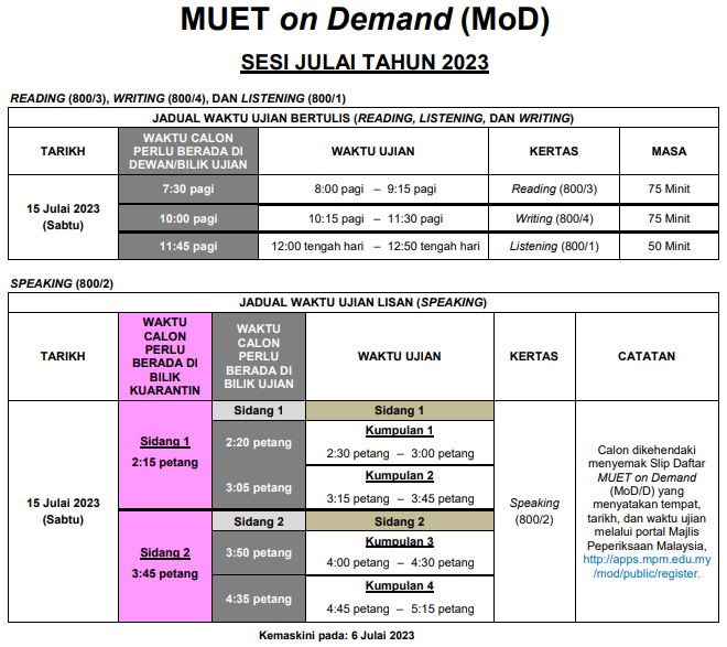 jadual-waktu-muet-on-demand-mod-julai-2023